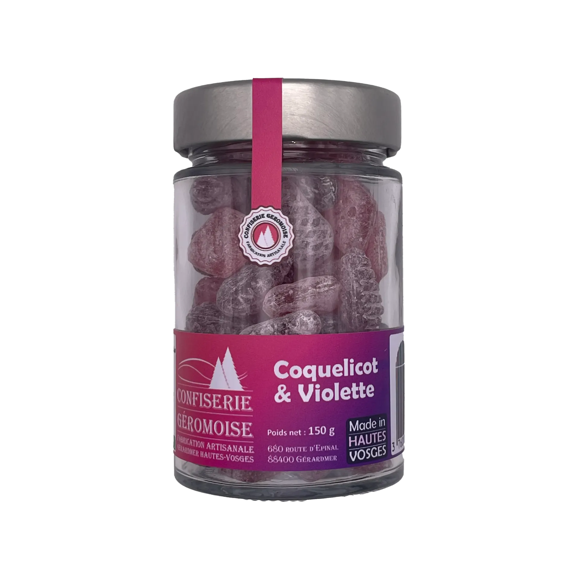 Pastilles des Vosges Coquelicot/violette bio 150g