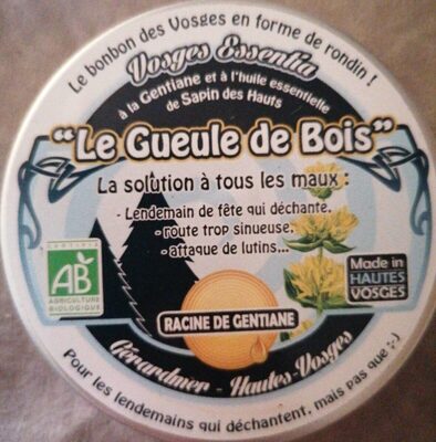 Pastilles des Vosges Le gueule de bois bio 70g
