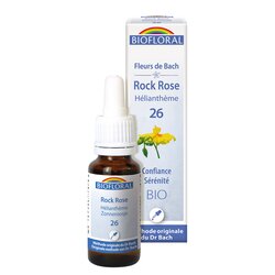 26 Fleur de Bach Rock Rose, Hélianthème - Bio