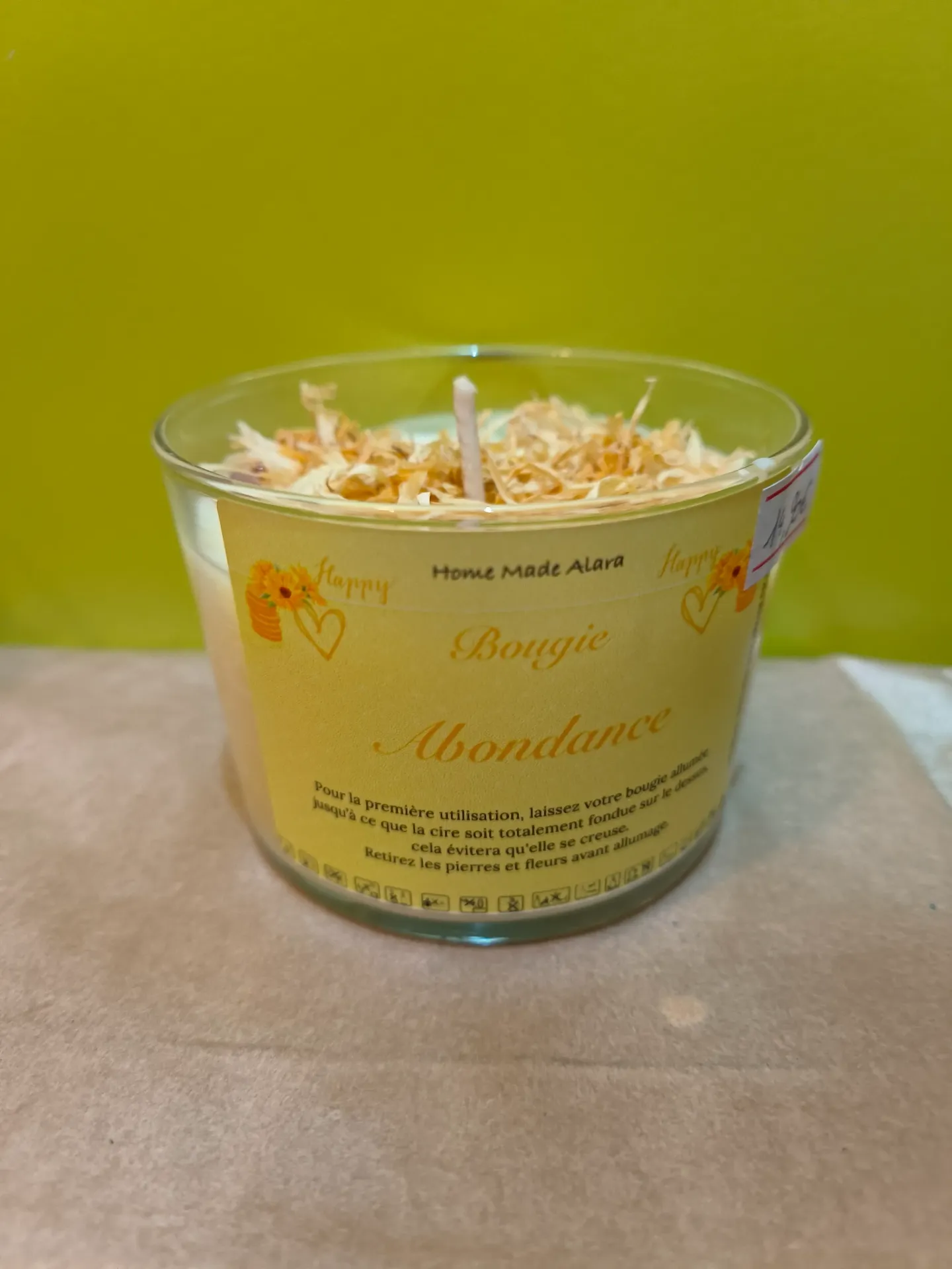 Bougie abondance 130g