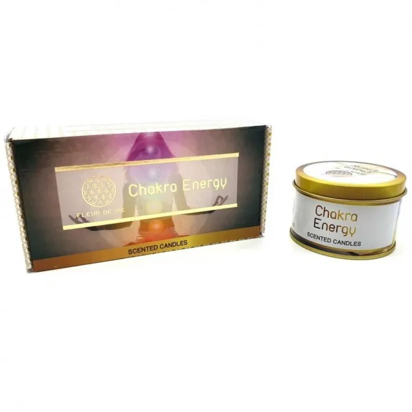 Bougie chakra energy fleur de vie