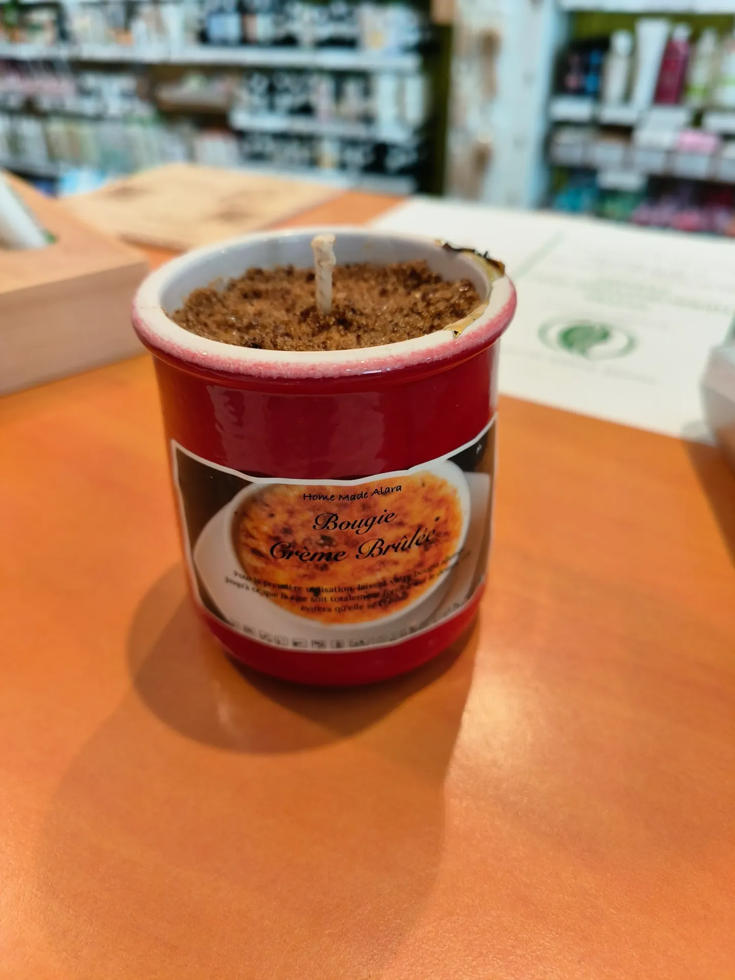 Bougie crème brulée 120g