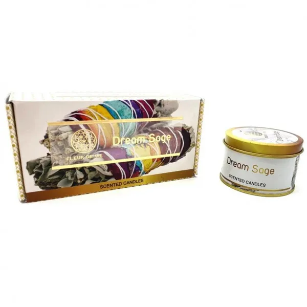 Bougie dream sage fleur de vie