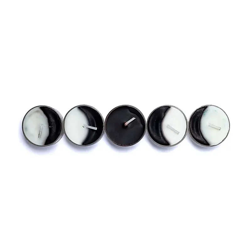 Bougies chauffe-plat « Phases de Lune » – Lot de 5