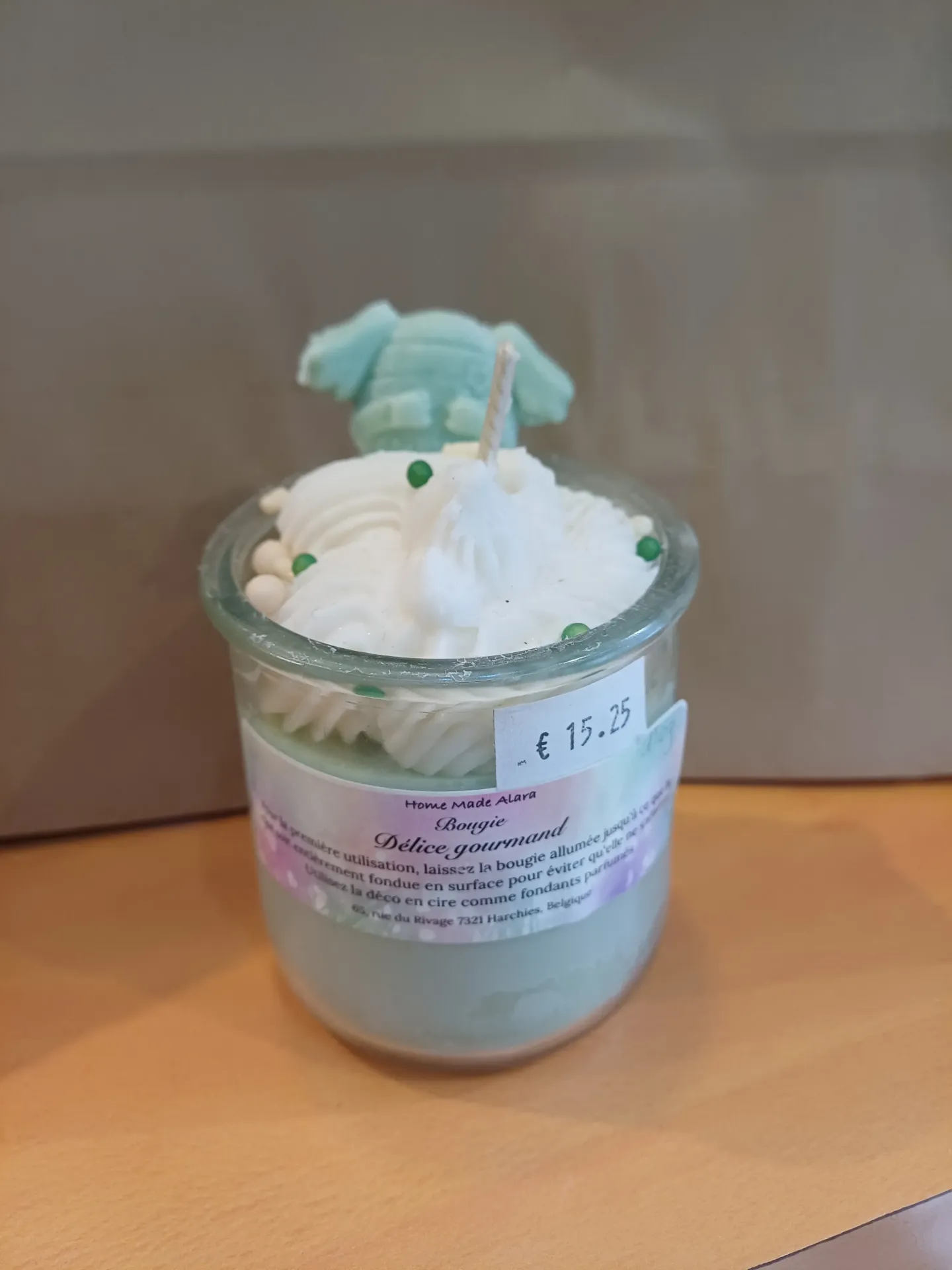 Bougie printemps pâques délice gourmand 150g