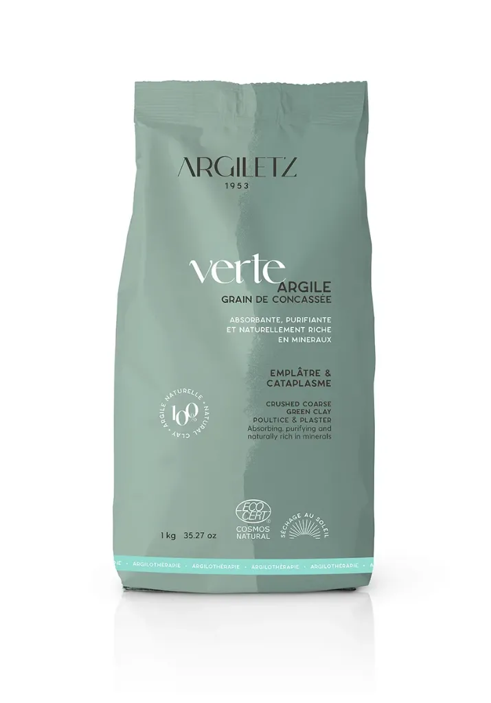 Argile verte concassée 1kg