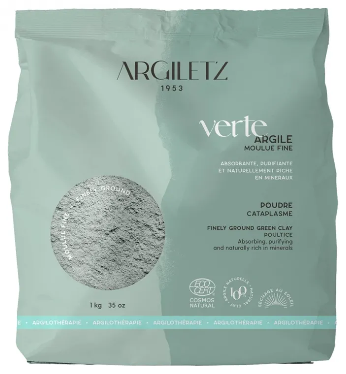 Argile verte fine 1kg