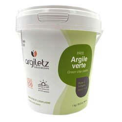 Argile verte pâte 1kg
