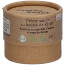 Crème solide au beurre de karité (arnica et rose)