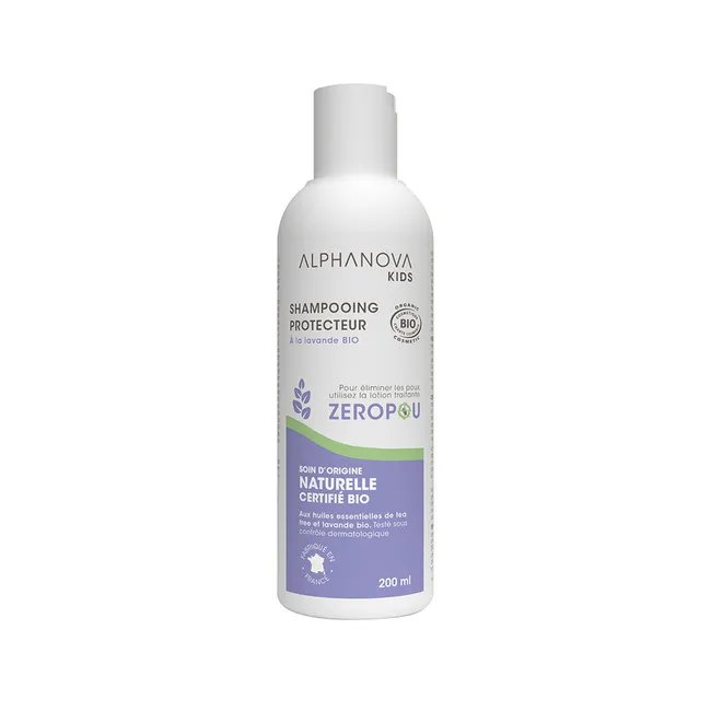 Alphanova Kids Zéropou – Shampooing Usage Fréquent 200 ml