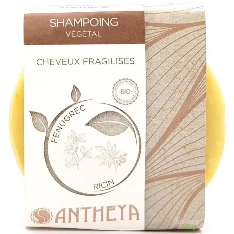 Shampoing solide - CHEVEUX FRAGILE (VEGAN)  100 gr - Antheya
