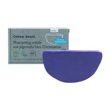 Shampoing solide bleu (cheveux blonds/blancs) - 70 g - Comme Avant