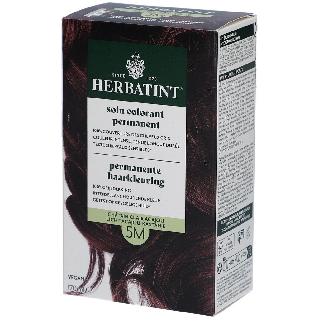 Herbatint 5M Châtain acajou clair
