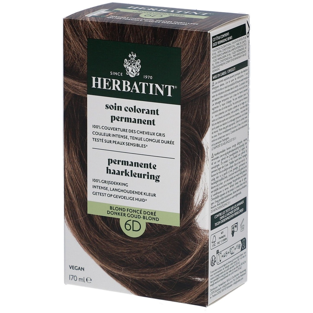 Herbatint 6D blond foncé doré