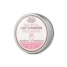 Baume au Lait d’Ânesse Hypoallergénique BIO Oléanat® – Soin Nourrissant – 30 ml