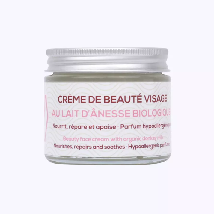 Oléanat crème de beauté visage au lait d'Ânesse BIO