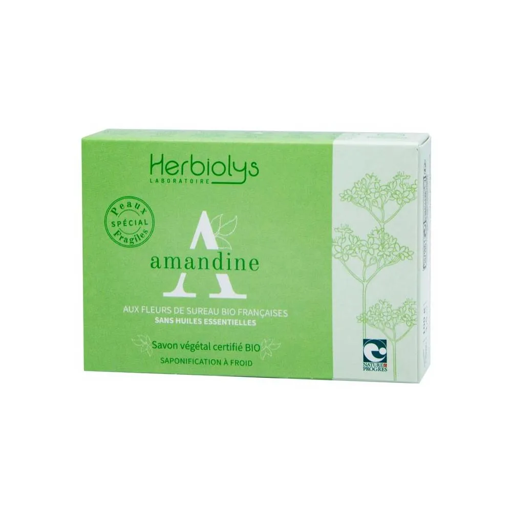 SAVON BEBE AMANDINE BIO 100GR - Herbiolys