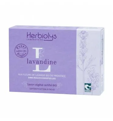 SAVON BEBE LAVANDINE BIO 100GR - Herbiolys
