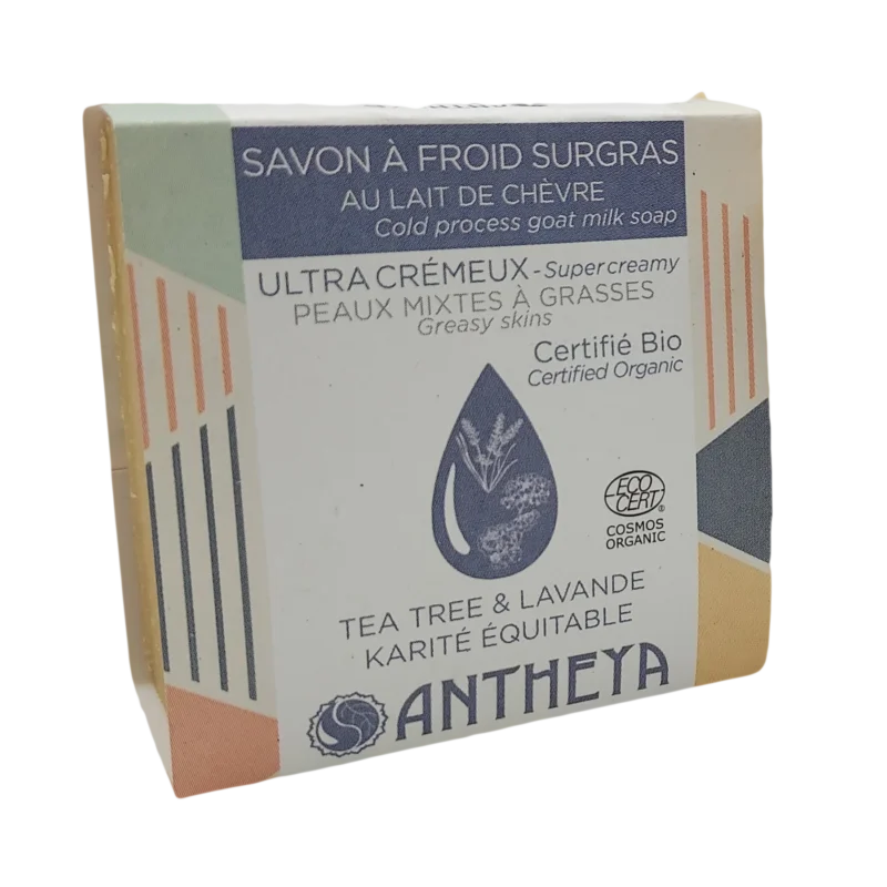 SAVON CRÉMEUX - PEAUX MIXTES/ GRASSES90gr - Antheya