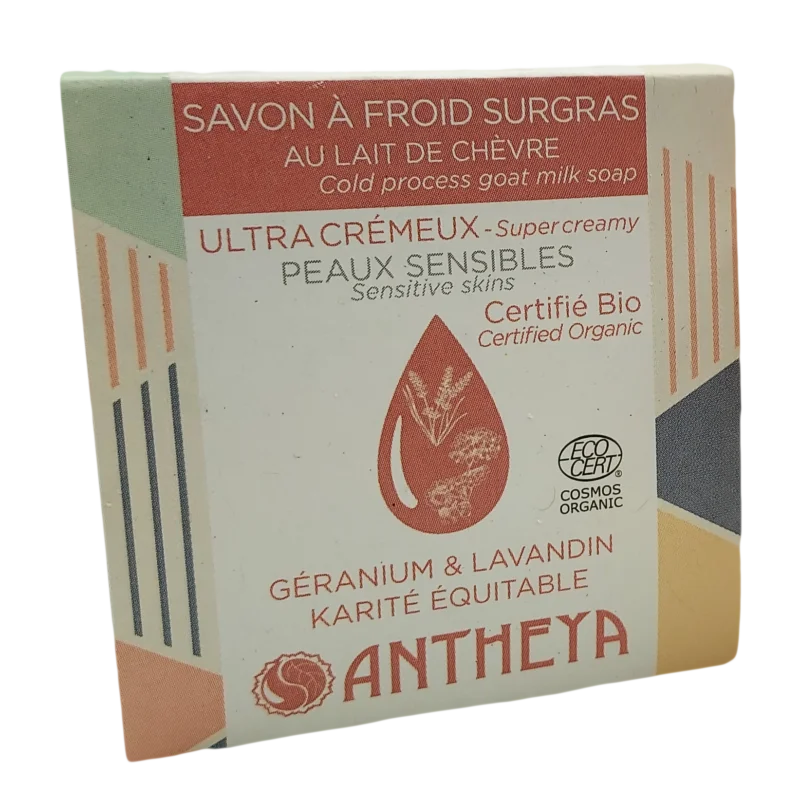 SAVON CRÉMEUX - PEAUX SENSIBLES 90gr - Antheya