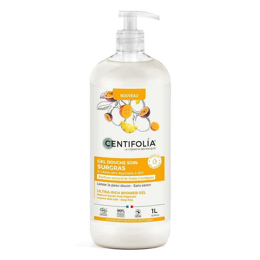 Gel douche soin surgras - Fruits exotiques 1l