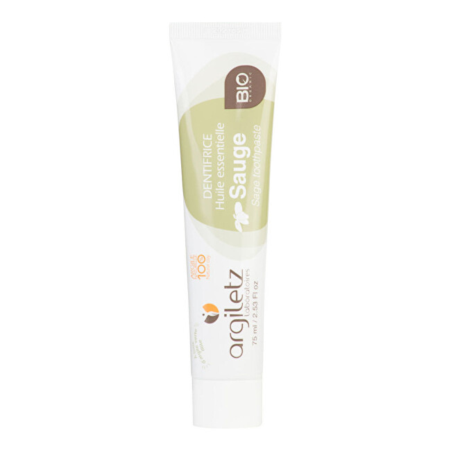 Dentifrice argile verte sauge bio 75ml