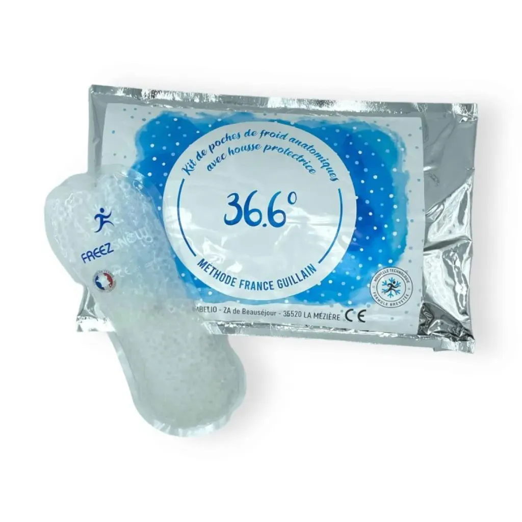 Kit de poches 36°6 Freezsnow – Bain dérivatif méthode France Guillain