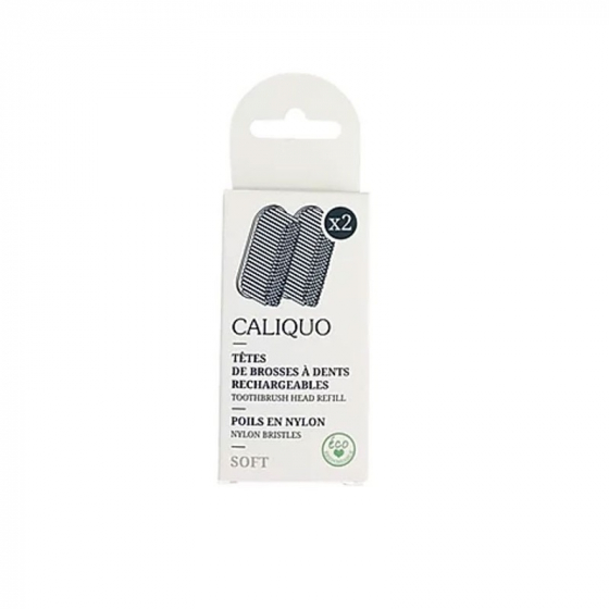 Lot de 2 recharges pour brosses à dents - souple