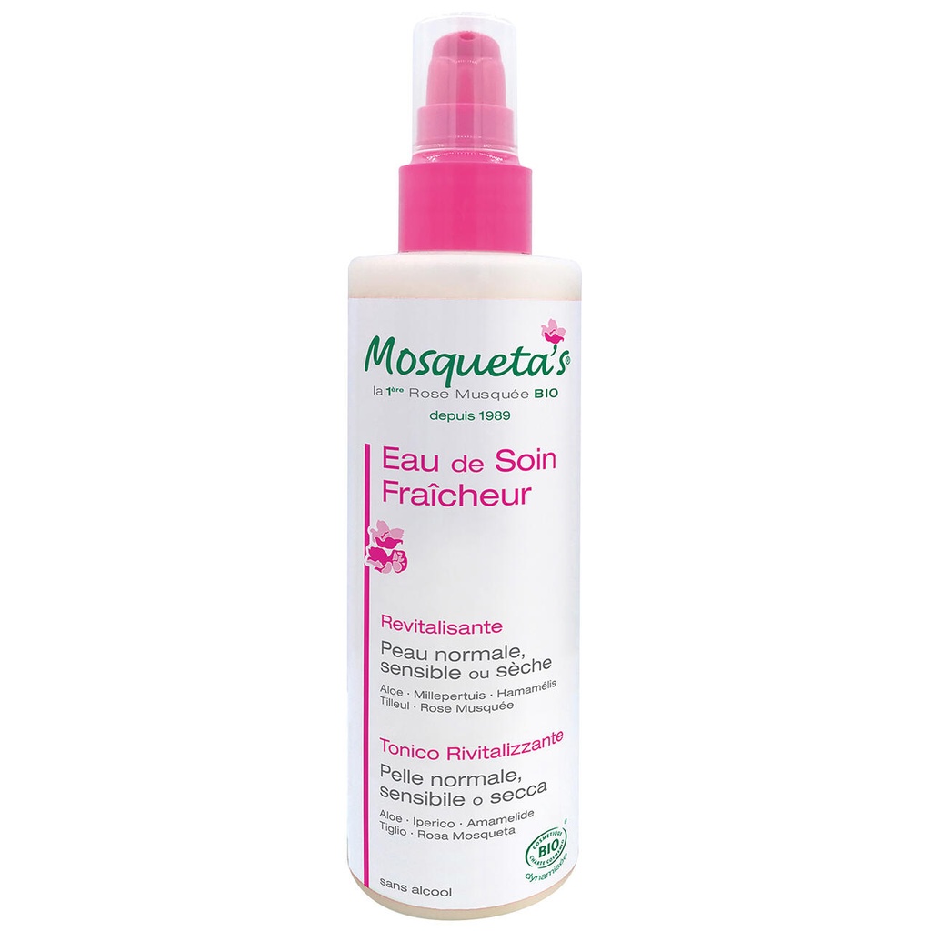 Eau de soin Fraîcheur-Revitalisante 200 ml (rose)