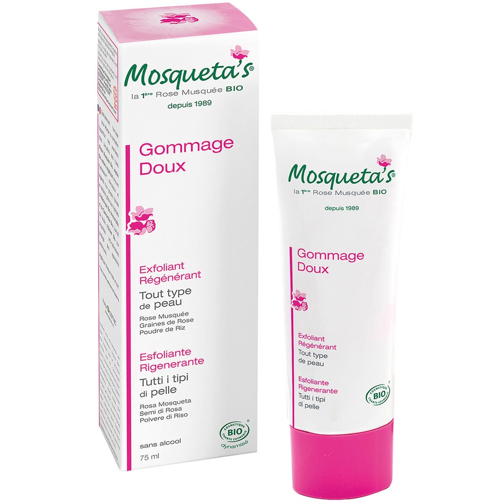 Gommage – exfoliant doux Mosqueta’s bio