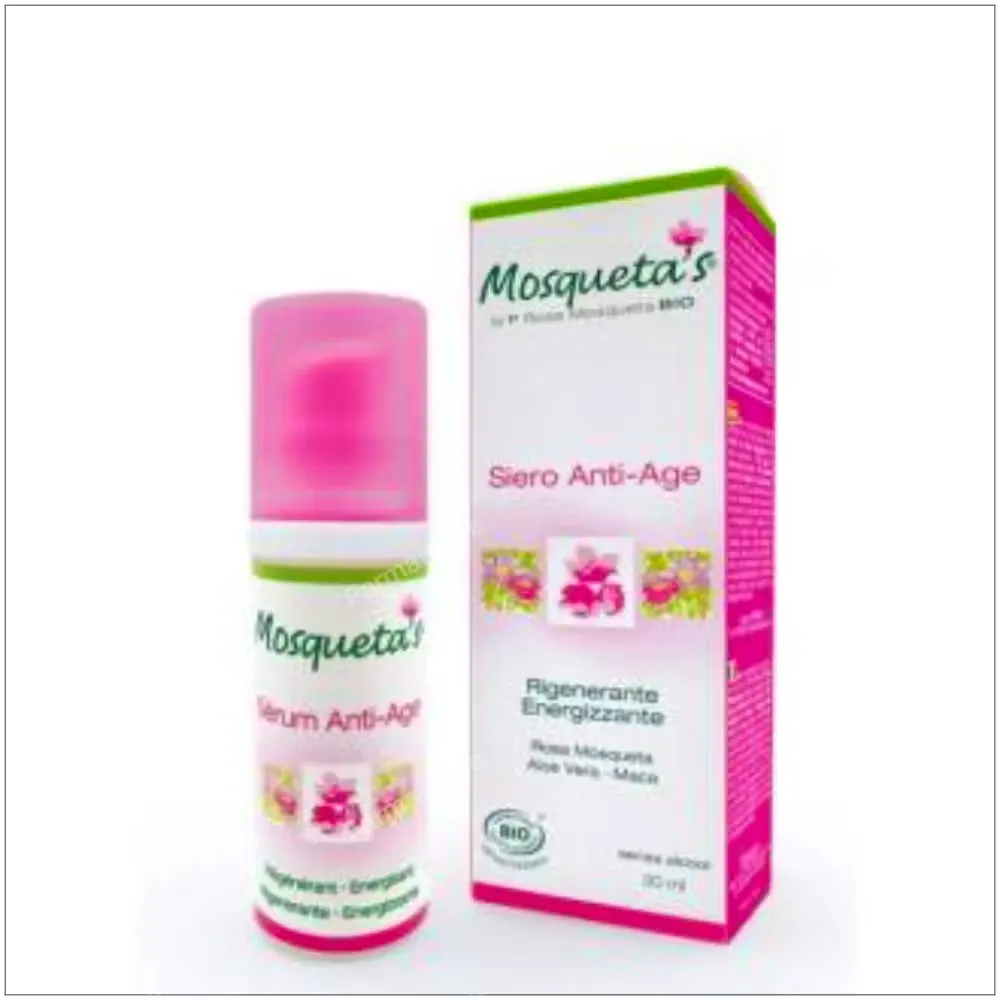 Sérum anti-âge énergisant 30 ml rose musquée, Aloé vera, algues…