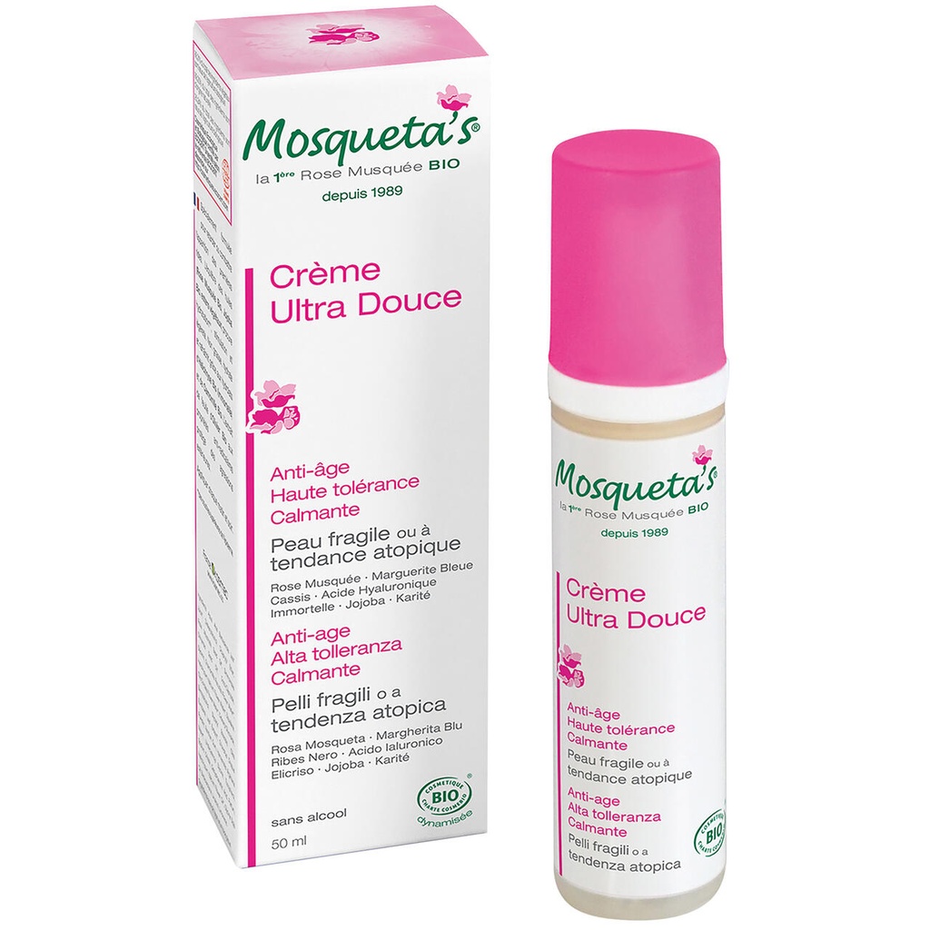 Ultra Douce Mosqueta’s jour et nuit – Crème bio Anti-Àge 50ml