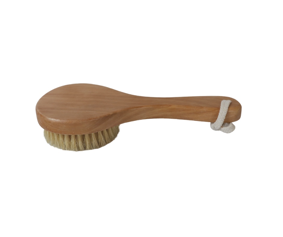 Brosse exfoliante avec manche