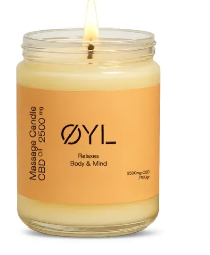 Bougie de massage – CBD Full Spectrum 2500mg – 100g