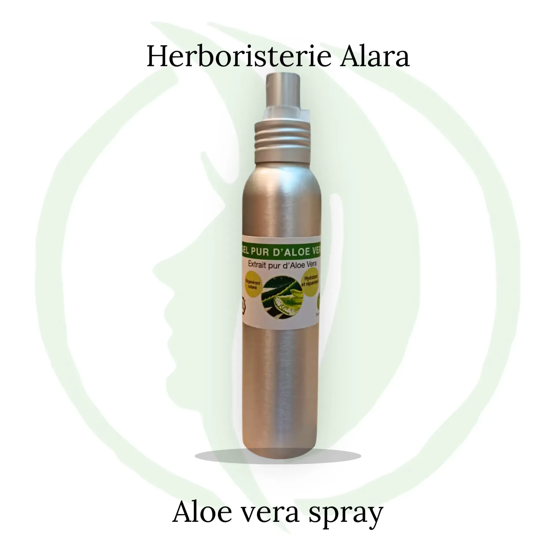 Gel d'Aloe vera - 100ml -  flacon alu + spray