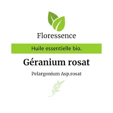 Géranium rosat (Pelargonium X asperum rosat) 10ml bio