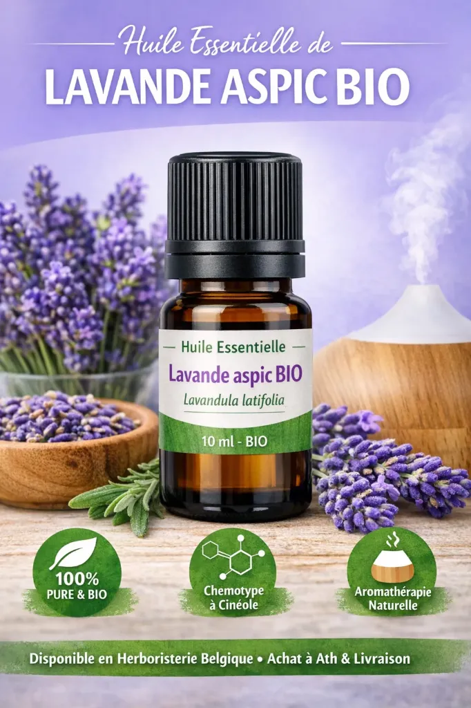Lavande aspic  à cinéole (Lavandula Latifolia) BIO - 10ml