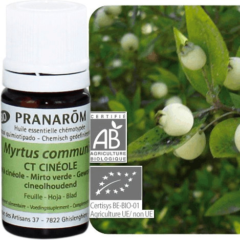 Myrte à cinéole 5ml pranarom liquidation